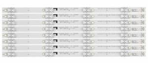 TLC - thomson - 49A620U - LED BARS -  4x LED  L49P1-UD - 49P3 49P3C - 49P3F 4C-LB4904-HR06J HR07J - 49HR330M04A2 V3