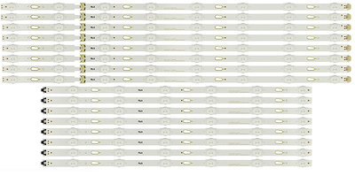 SAMSUNG UE65KU6020 - LED BARS - 14 LED - 8X 8 LED + 8X 6 LED - BN96-34807A - BN96-34808A - V5DU-650DCA-R1 - BN96-39667A - BN96-39668A