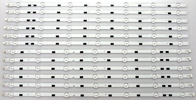 SAMSUNG UE58J5200 / UE58H5200 - LED BARS - 12x 7LED - 2014SVS58 - LM41-00091F LM41-00091G - BN96-32771A - BN96-32772A