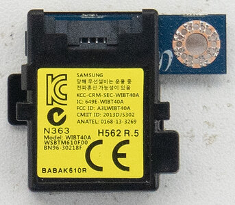 SAMSUNG UE50J6240AWXXN - Bluetooth Module - BN96-30218B - WIBT40A