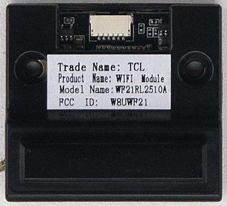 TCL U55E5691FDS - WiFi MODULE - WF21RL2510A - W8UWF21 
